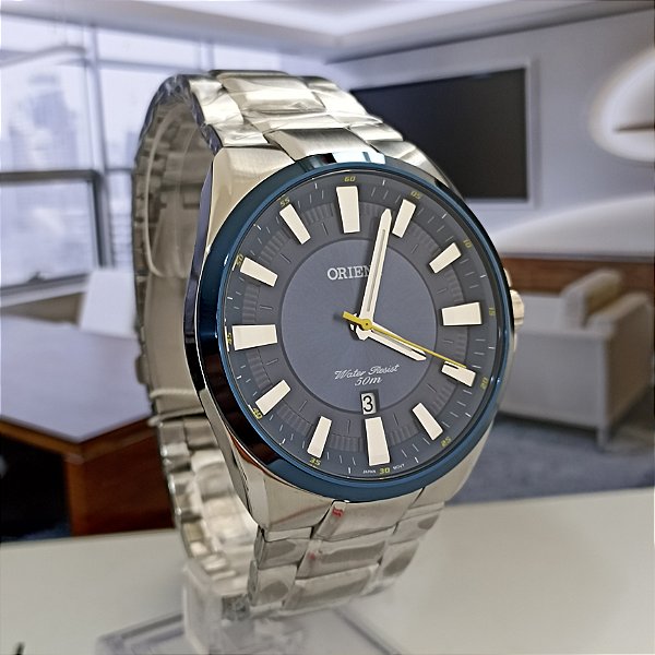 Relógio Orient Masculino Mbss1356 D1sx Azul