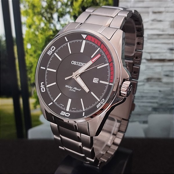 Relógio Orient Analógico Masculino Prata MBSS1296P1SX