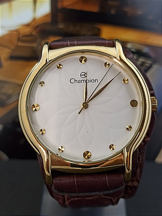 Relógio Champion Feminino Dourado CN20364B