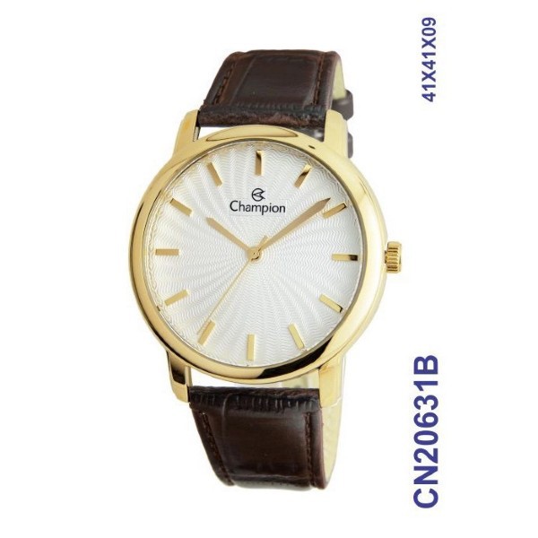 Relógio Feminino Champion Couro CN20631B