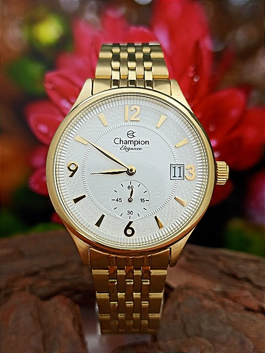 Relógio Feminino Champion Analogico CN24806H - Dourado