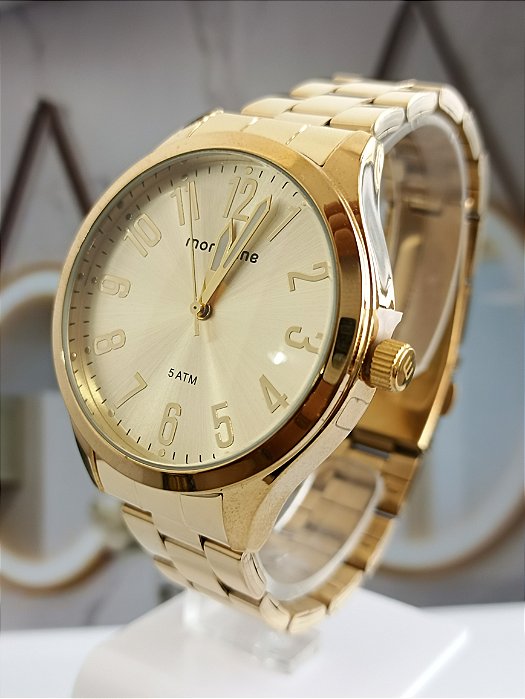 Relogio Masculino Mondaine Dourado 76727Lpmvde1