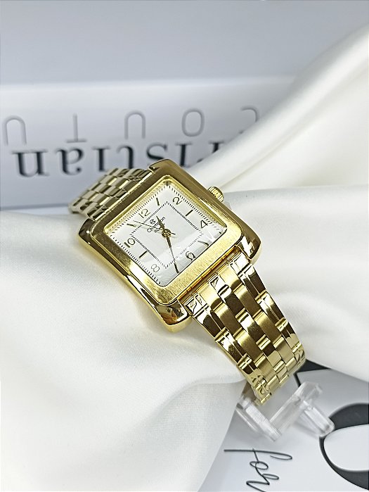 Relógio Champion Dourado Feminino CN26448H