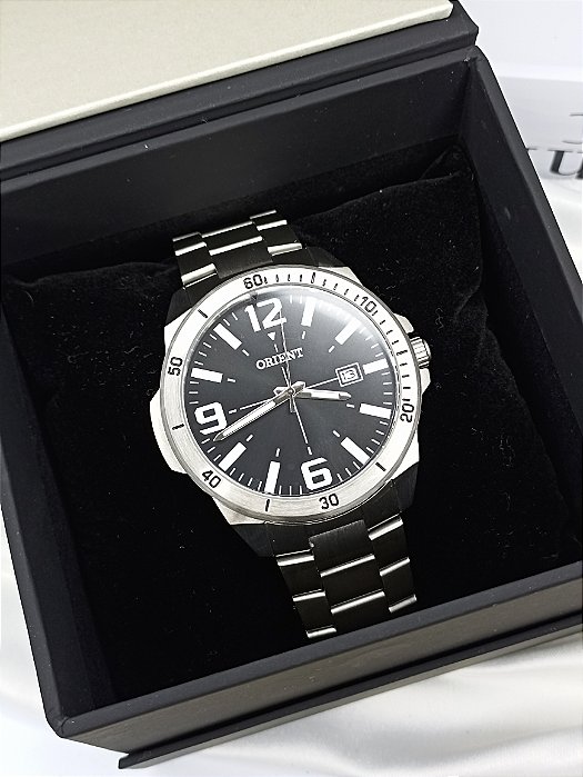 RELÓGIO ORIENT MASCULINO MBSS1394 P2SX Cor da correia:Prata