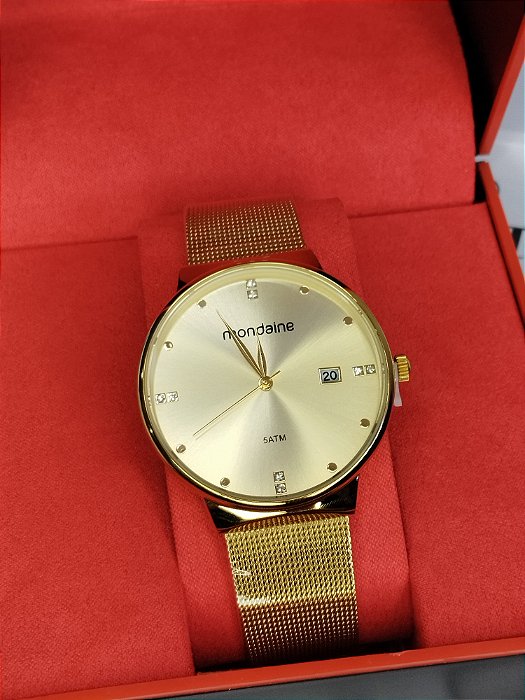 Relógio Mondaine Feminino 32349LPMVDE1 - Dourado