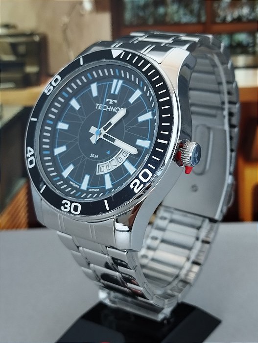 Relógio TECHNOS Masculino Performance Racer 2115KSM/1A