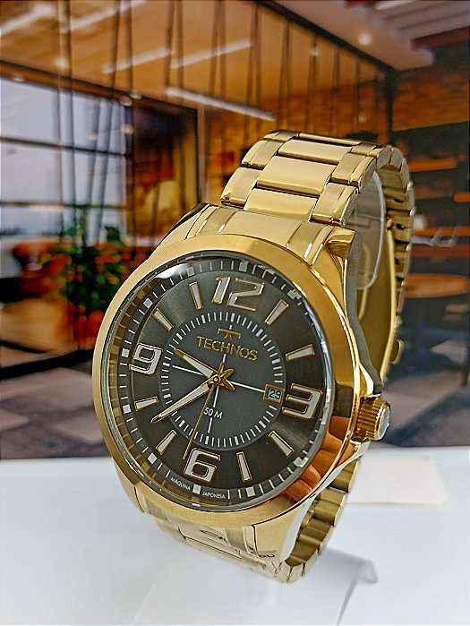 Relógio Technos Masculino 2115LAAS/4C - Dourado
