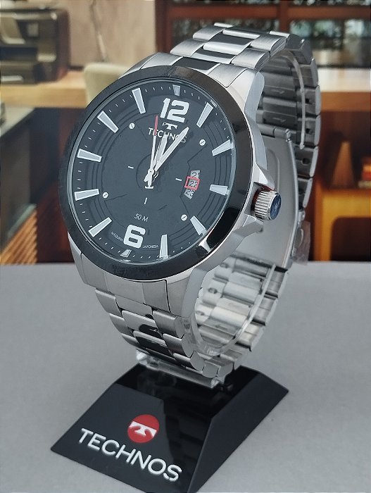 Relógio Technos Masculino Racer Prata 2117LBVS/1P