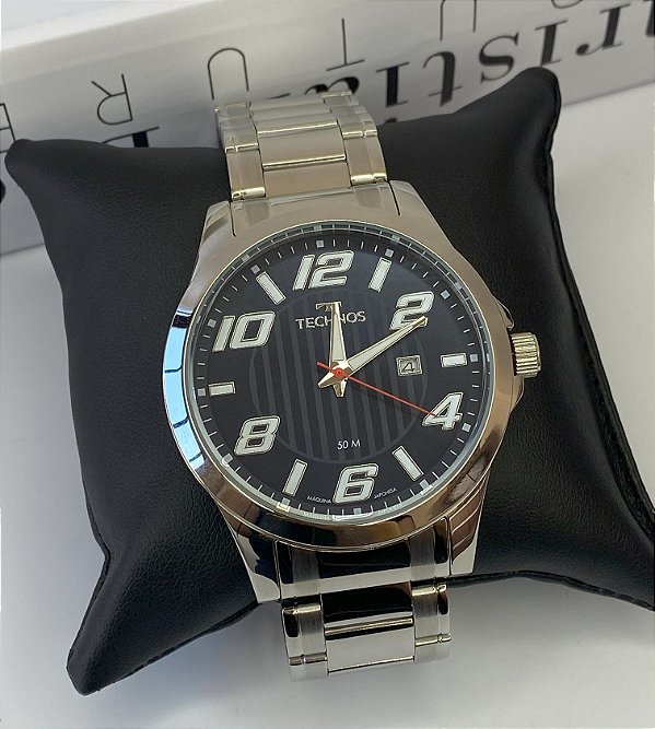 Relógio Technos Masculino Racer Prata 2115NCG/1A