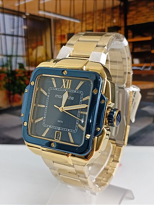 Relógio Masculino Mondaine Dourado 32546GPMVLE2