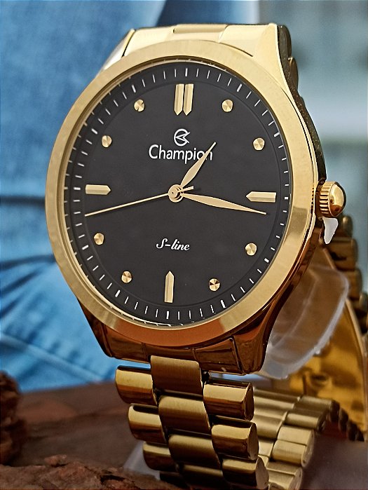 Relógio Champion Dourado Feminino - CN21087U