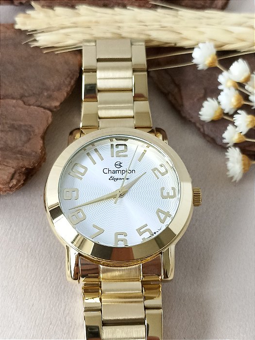 RELÓGIO CHAMPION FEMININO DOURADO CN26144G