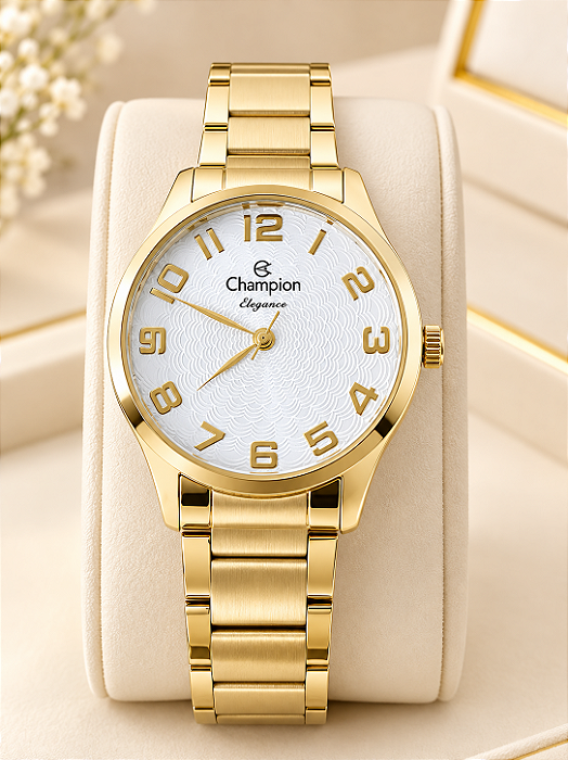 RELÓGIO CHAMPION FEMININO DOURADO CN26064G