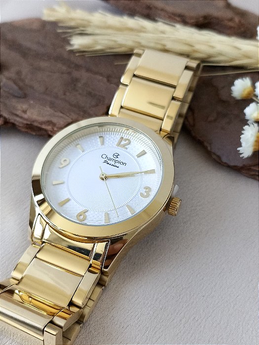 RELÓGIO CHAMPION FEMININO DOURADO CN28866I