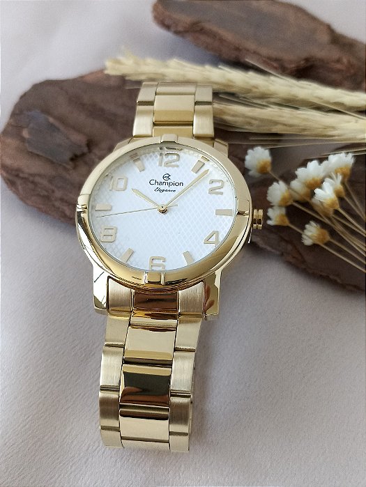 RELÓGIO CHAMPION FEMININO DOURADO CN24271G