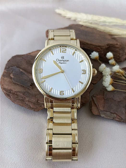 RELÓGIO CHAMPION FEMININO DOURADO CN24897B