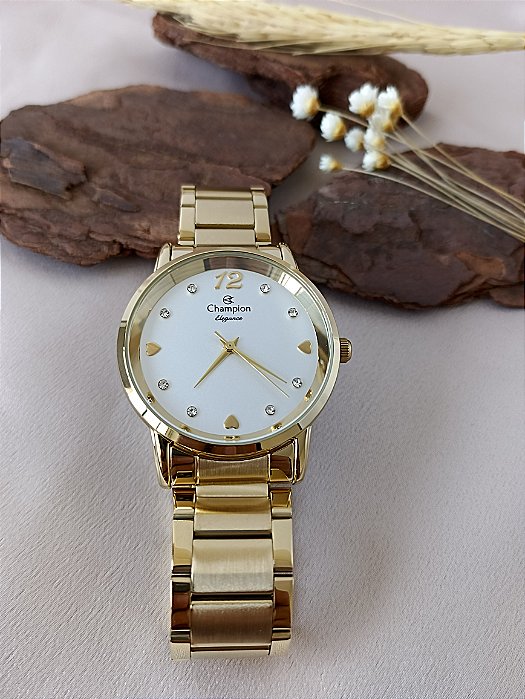 RELÓGIO CHAMPION FEMININO DOURADO CN24066G