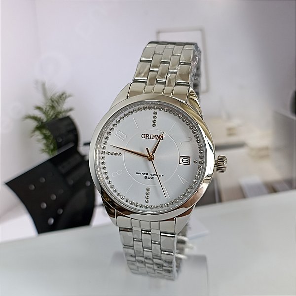 Relógio Orient Feminino Analógico Prata FBSS1200 S2SX