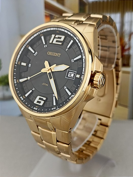 RELÓGIO ORIENT NEO SPORTS MASCULINO ANALÓGICO MGSS1168 DOURADO