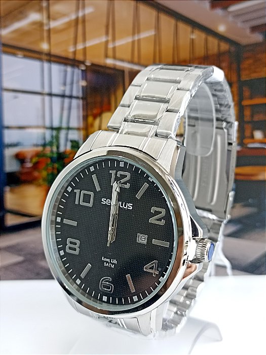 Relógio Masculino Seculus Análogico 44094GOSVNA1