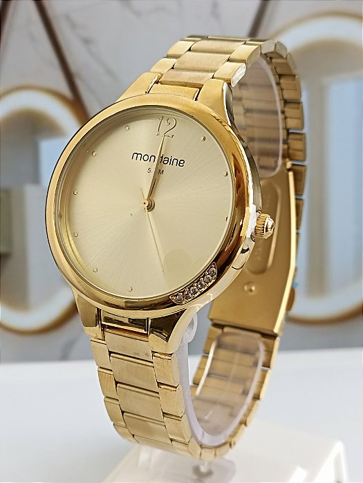 Relógio Mondaine Feminino Classic Dourado 32215LPMVDE1