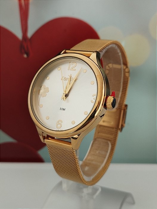 Relogio Condor Feminino Dourado A prova dagua CO2035MZW/4K