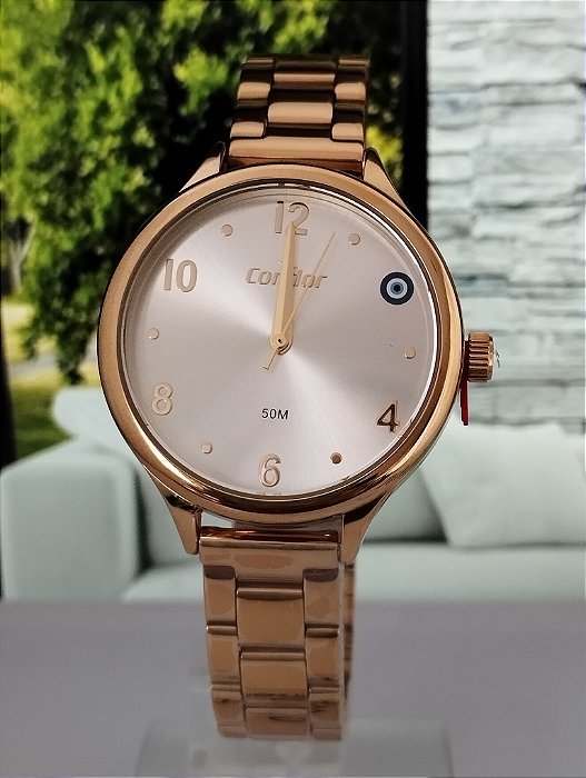 Relogio Condor Feminino Dourado Proteção CO2035NAA/4K