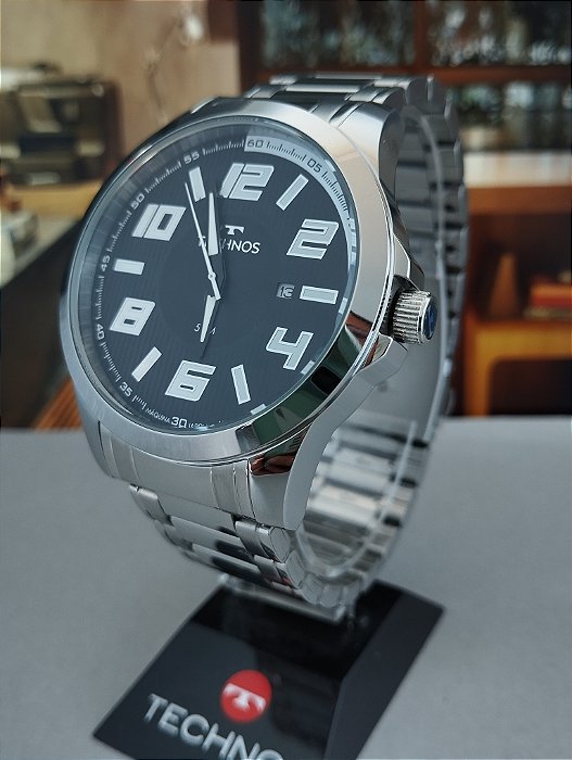 Relógio Technos Masculino Racer Prata 2115KNE/1B