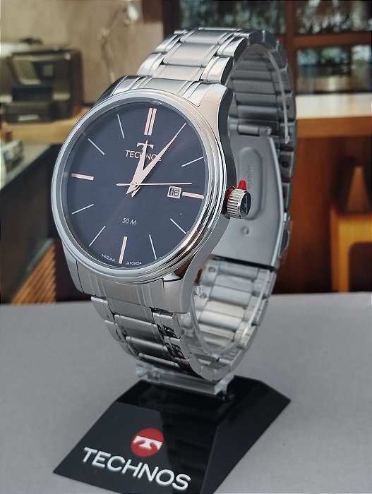 Relógio TECHNOS Masculino Classic Steel 2115MPM/1K