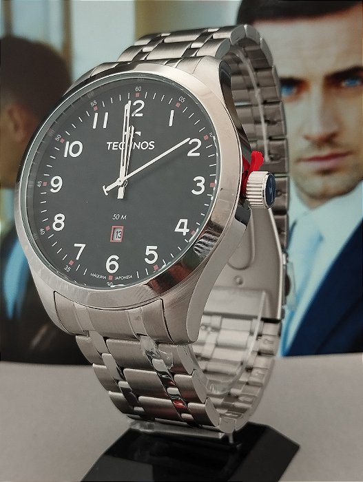 Relógio Technos Masculino Steel Prata - 2115MSAS/1P