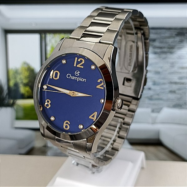 Relógio Feminino Elegance Champion Prata CN29052I