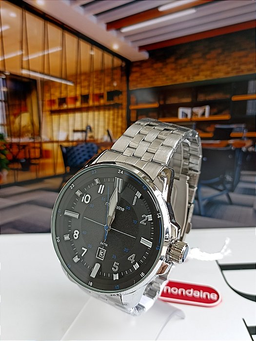 RELÓGIO MONDAINE MASCULINO PRATA 32565GOMVNE3
