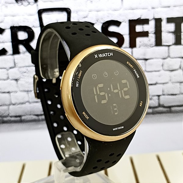 Relógio Masculino Borda Dourada  X-Whatch( Orient ) XMPPD545W/PXPX