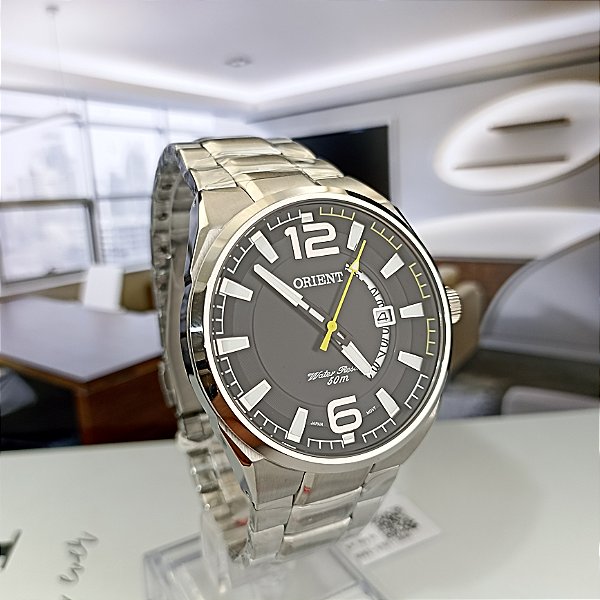 Relógio Orient Masculino Analógico Prata MBSS1336/P2SX