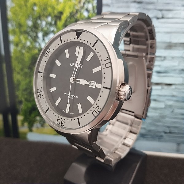 Relógio Orient Masculino Analógico Prata - MBSS1465/P1SX