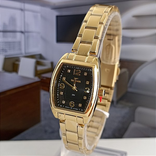 Relogio Technos Dourado Classico 2035MXP/1P