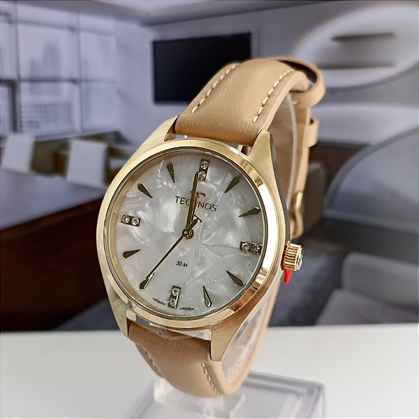 Relogio Technos Dourado Classico 2036MSB/0B