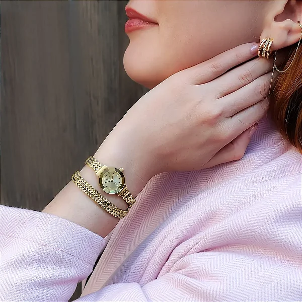 Relógio Technos Feminino Mini Joia Elegance - 5Y20IP/4X