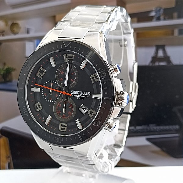 Relógio Seculus Masculino 44242GPSVCA1