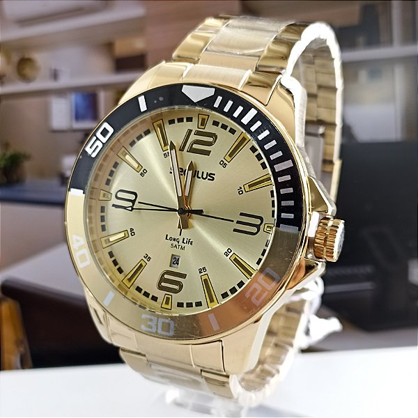 Relógio Seculus Masculino 44212GPSVDA3