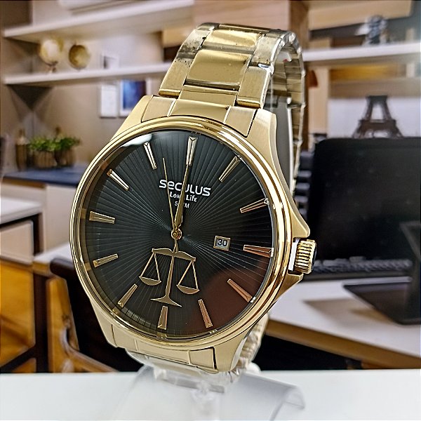 Relógio Seculus Masculino 44015GPSKDA1
