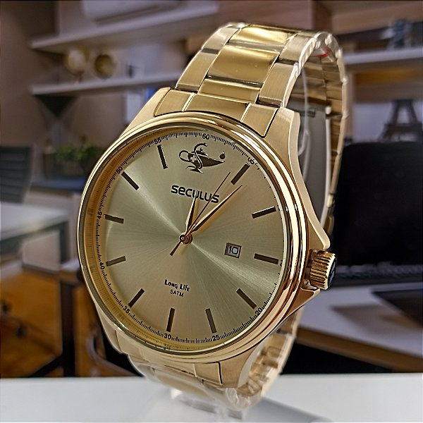 Relógio Seculus Masculino 44079GPSKDA1K1