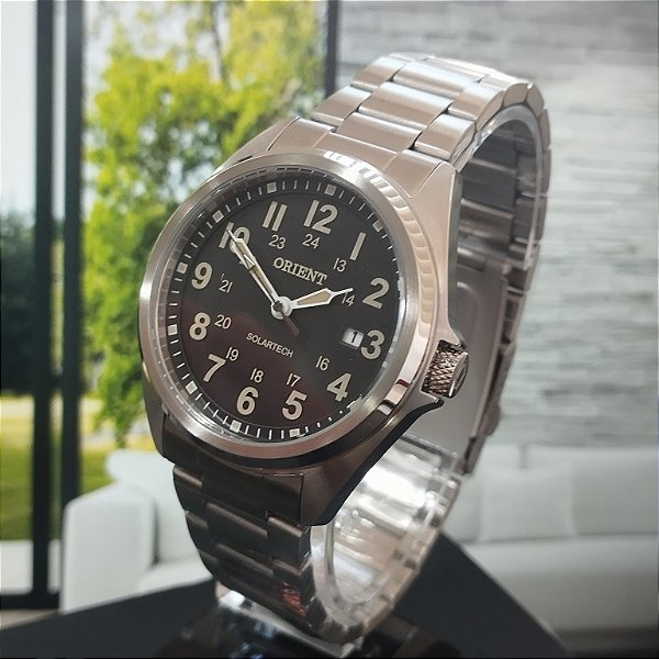 Relógio Orient SolarTech Masculino MBSS1492 P2SX Prata