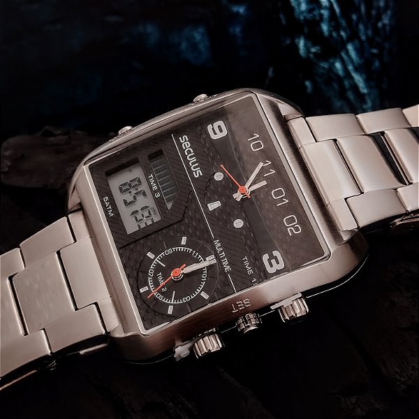 Relógio Masculino Seculus Prata - 77161G0SVNA1