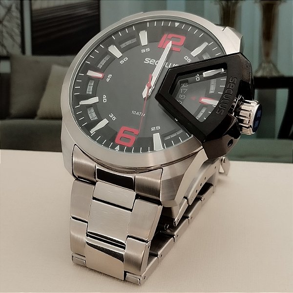 Relógio Masculino Seculus Prata - 44243G0SVNA1