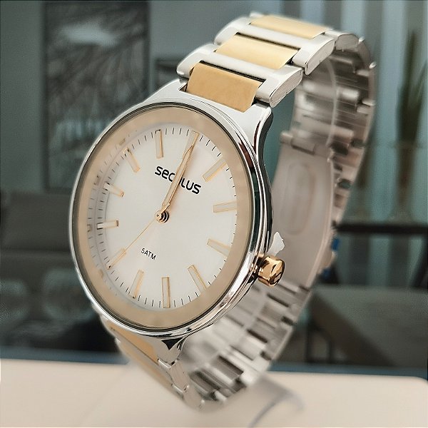 Relógio Feminino Seculus Bicolor - 77265LPSVBS3