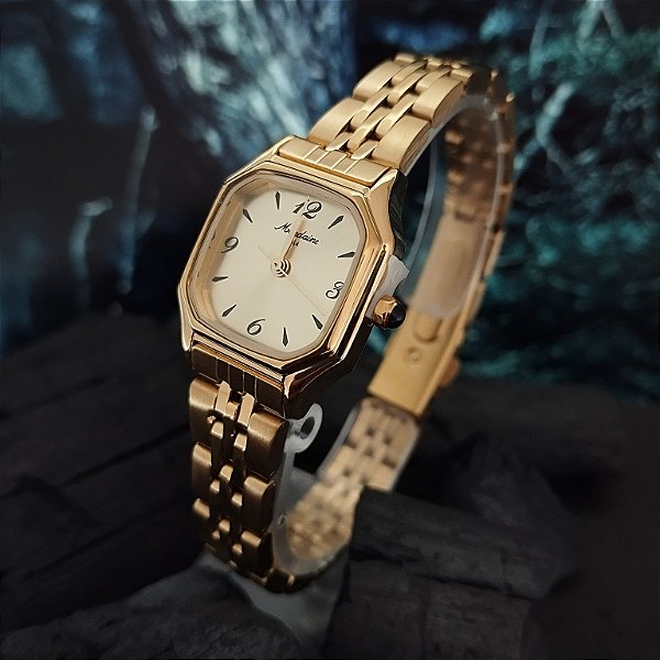 Relógio Mondaine Feminino Dourado 32820LPMVDE1
