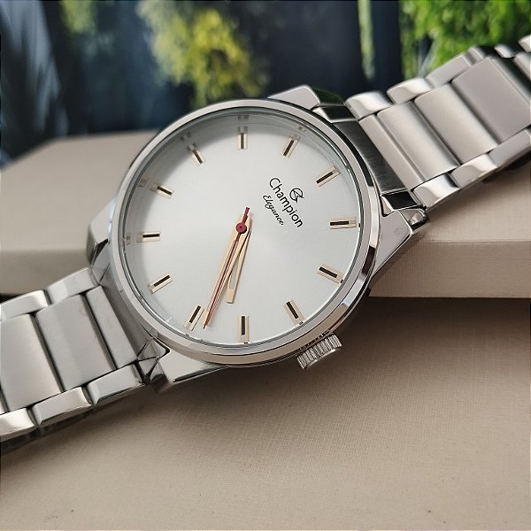 Relógio Feminino Prata CHAMPION CN27590S