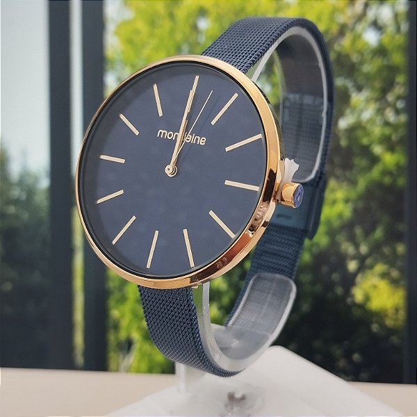 Relógio Mondaine Feminino Azul 32306LPMVLE1