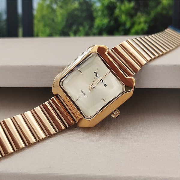 Relógio Quadrado Feminino Mondaine - 32584LPMVDE1
